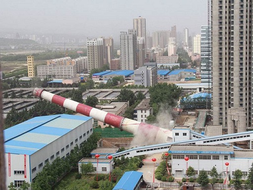 煙囪拆除的操作要求及注意事項